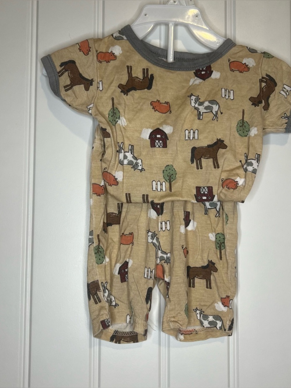 Farm themed bamboo pajamas
